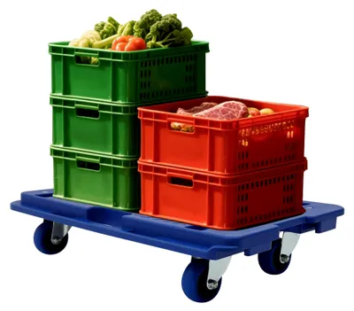 Produktbild von Möbelheber, 60x40x13cm Transportroller, Möbeltransportwagen mit Rädern für den Umzug