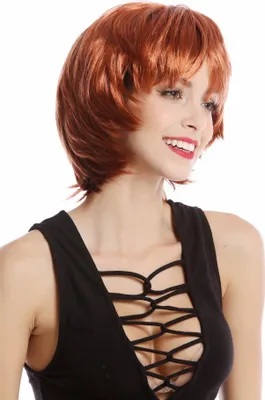 Produktbild von WIG ME UP Perücke Kurz 80er Kupferrot Rot SH-15-P130