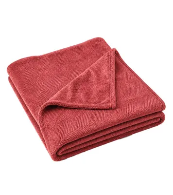 Produktbild von Kuscheldecke Microfaser, kuschelig warm 150 x 200 cm Rostrot