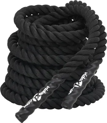Obrázok produktu pre vidaXL Bojové lano čierne 12 m 9 kg Polyester