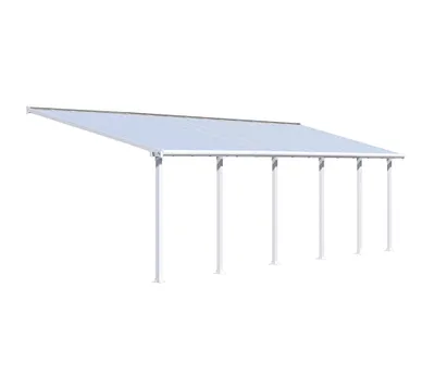 Zdjęcie produktu dla Palram - Aluminiowa osłona tarasowa Canopia Olympia White 295x924x305 cm