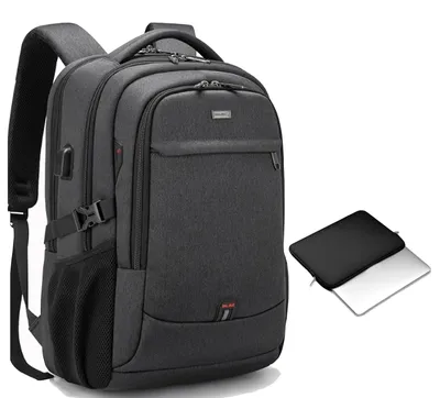 Produktbild von Laptop-Rucksack 17 Zoll, wasserbeständig, mit USB-Ladeanschluss, für Reisen