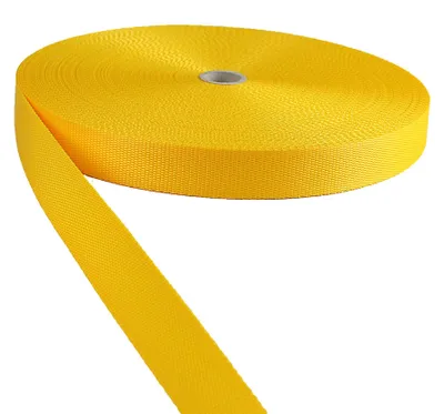 Produktbild von Tukan-Tex Gurtband Gelb 30mm 50 Meter Robust