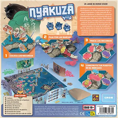 Produktbild von Asmodee Nyakuza, Brettspiel, Wirtschaftliche Simulation, 8 Jahr(e), 40 min