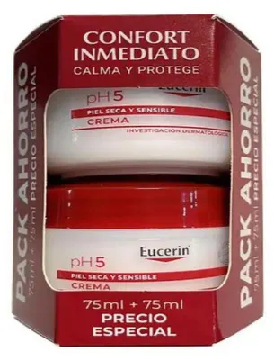 Produktbild von PH5 Creme-Packung fü r empfindliche Haut 2 x 75 ml