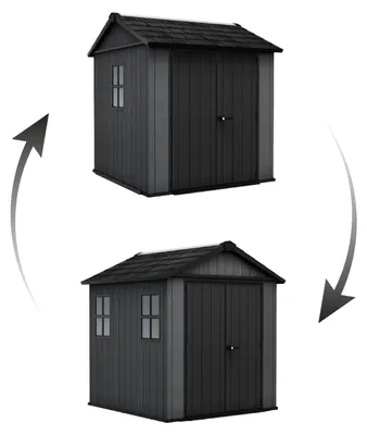 Obrázek produktu pro Zahradní domek Keter Newton Plus 7x7,5 - 230 x 246 x 224 cm - šedý