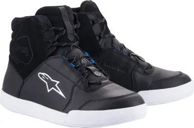 Produktbild von Alpinestars Chrome Drystar Wasserdichte Motorradschuhe, schwarz/weiß, 7.5
