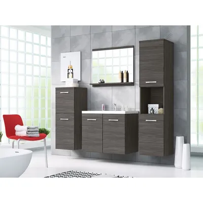 Obrázek produktu pro Koupelnová sestava s umyvadlem WHITNEY - modřín bodega