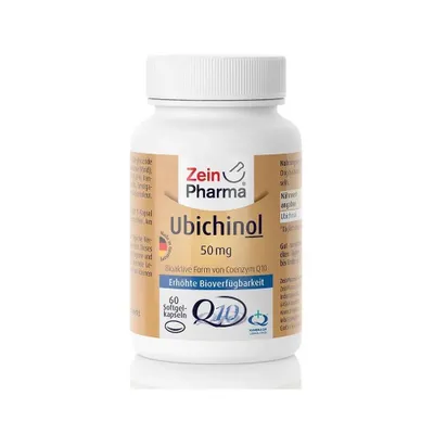 Obrázek produktu pro Zein Pharma ubiquinol, ubiquinol, 50 mg, 60 tobolek 13741