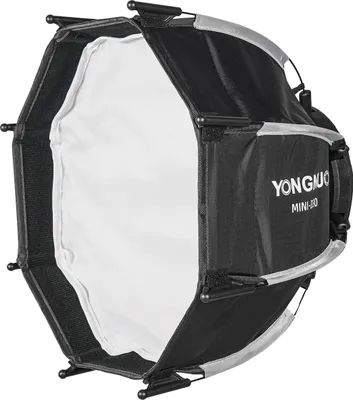 Produktbild von YONGNUO mini-D30 30 cm/11,8 Zoll Mini-Softbox in achteckiger Form mit abnehmbarem Diffusortuch und Aufbewahrungstasche aus Wabengitter, kompatibel mit YONGNUO YN150S/ YN150/ YN150Li LED-Videoleuchte