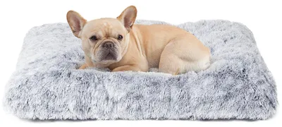 Produktbild von Flauschiges Hundebett Waschbar Grau 60x45cm