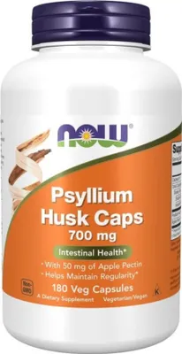 Productafbeelding van NOW Foods psyllium 700 mg + pectine BI9451
