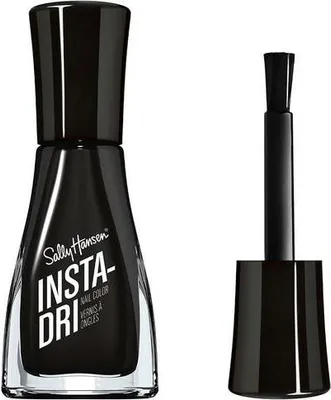 Obrázek produktu pro Sally Hansen | Lak na nehty Insta-dri - 573 Black To Black - 9,17 ml - Rychleschnoucí - Péče o nehty