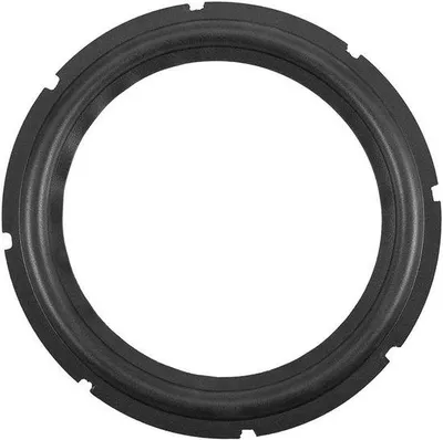 Productafbeelding van Reparatiedelen voor rubberen luidsprekers, rand, 10 inch, zwart
