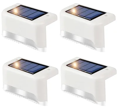 Produktbild von 4x Solarleuchte für Treppen, Geländer, Garten, Terrasse und Balkon