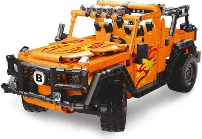 Produktbild von Happy Build YC-23040 Off-Road PKW ferngesteuert Klemmbausteine 790pcs Spielzeug Bausatz NEU