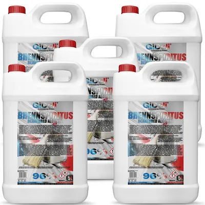 Produktbild von Brennspiritus Farblos 25L Reiniger Entfetter Haushalt Werkstatt Anzünder GiDeli