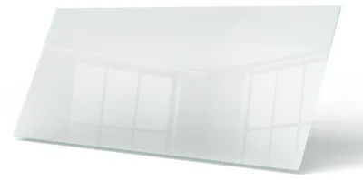 Immagine prodotto di Piastra in vetro smerigliato – 125x50 cm – Piano da cucina – Piastra protettiva per tavolo – Antiscivolo – Impermeabile – Protezione per mobili