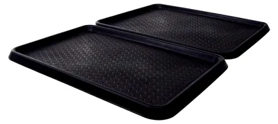 Produktbild von 2 Stück Schuhabtropfschale 60 x 40 cm mit hohem Rand zum Schutz vor auslaufenden Flüssigkeiten