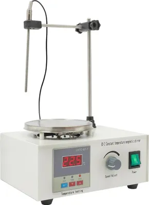 Produktbild von Magnetrührer, einstellbare Geschwindigkeit, Temperaturregelung, WEISS