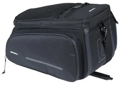 Produktbild von Basil Gepäckträgertasche Move MIK Adapterplatte schwarz Aufsatztasche ausklappbar