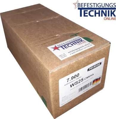 Produktbild von Klammer WS25CNKHA 25mm W5562 für Prebena 4C-WS38 Senco P PS15XP Tjep TW-16/38 Hitachi 5024 KL-56 7,9