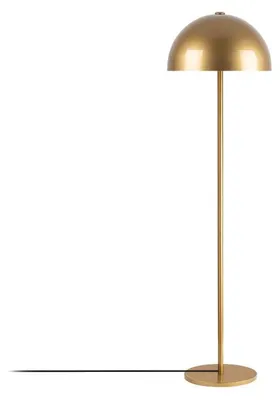 Image de Lampadaire Lampe sur pied en métal doré hauteur 154 cm E27 max 40 W Scandinave