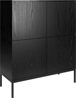 Produktbild von Kommode Indura 4D 100 cm - schwarz
