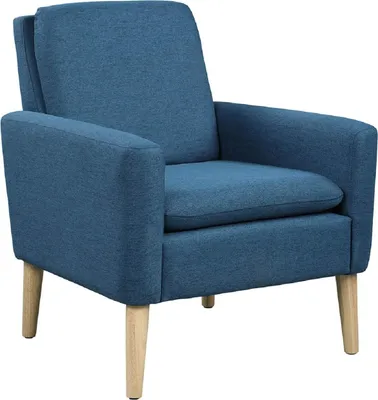 Produktbild von Polstersessel ​mit Armlehnen Wohnzimmerstuhl Fernsehsessel Einzelsofa Sesse Blau
