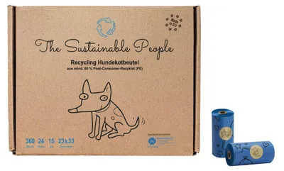 Produktbild von The Sustainable People TSP Recycling Hundekotbeutel - Blauer Engel