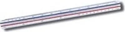 Produktbild von ARDA 109 Lineal Maßstabslineal 300 mm Kunststoff Grün, Weiß 1 Stück(e)