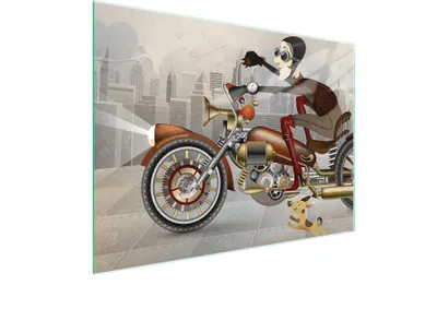 Immagine prodotto di Tagliere in vetro 40x30 moto