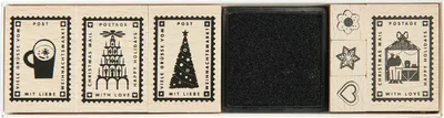 Produktbild von Stempelset Weihnachtspost100%