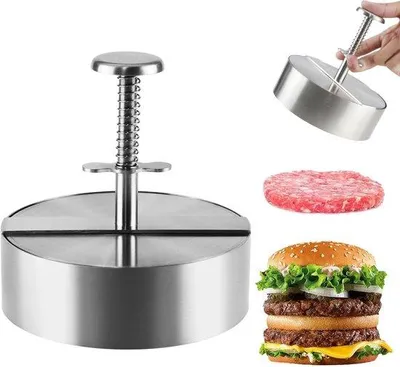 Produktbild von Famanu Burgerpresse verstellbar - 14 cm, multifunktional