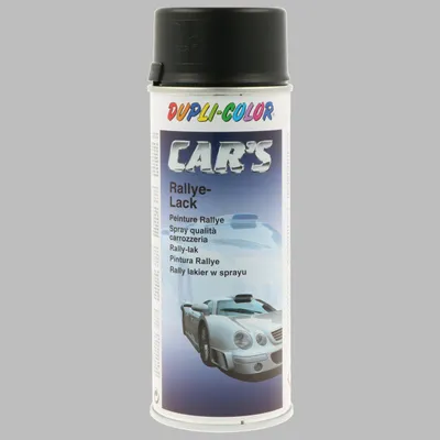 Zdjęcie produktu dla Farba Car's Rallye w sprayu czarny jedwabisty mat 400 ml.