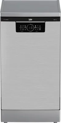 Produktbild von Beko BDFS26046XQ, Freistehend, Single (45 cm breit), Edelstahl, LED, Schublade, Edelstahl
