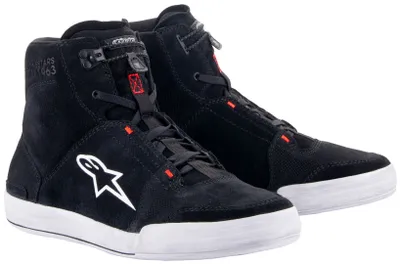 Zdjęcie produktu dla Alpinestars Chrome Shoes Black/Cool Gray/Red Fluo 40 Buty motocyklowe