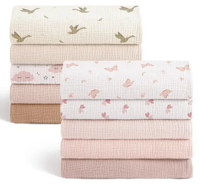 Produktbild von Saugfähige Baumwolltücher für Babys, 10 Stück