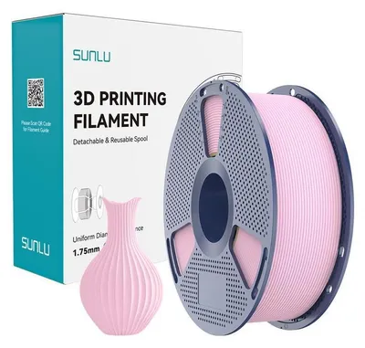 Produktbild von Sunlu PLA Classic Sakura Pink Filament 1 kg für präzisen 3D Druck