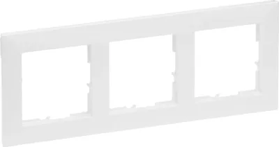 Produktbild von Legrand 765173 SEANO 3-fach Rahmen in der Farbausführung Ultraweiß