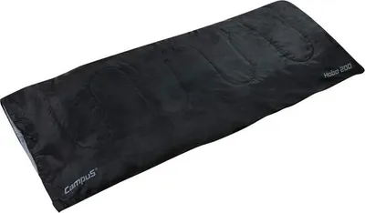 Produktbild von Campus Schlafsackhülle HOBO 200 schwarz Reißverschluss links