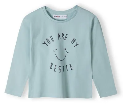 Produktbild von Minoti Langarmshirt Grün Gr. 104 für Mädchen