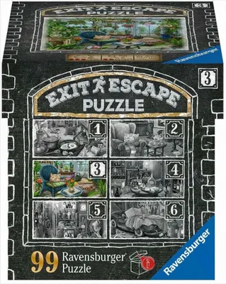 Produktbild von Ravensburger Puzzle Exit 99T. Im Gutshaus Wintergarten