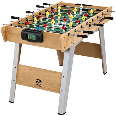 Productafbeelding van SPORTNOW Tafelvoetbaltafel, inclusief 22 voetballers, 2 ballen, antislip handgrepen