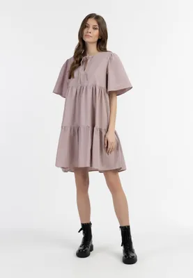 Image de Robe pour femme SAPORTA - rose pâle, taille L