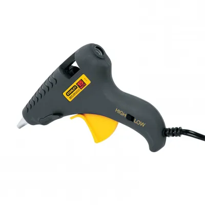 Obrázok produktu pre Stanley DualMelt, Tavná lepiaca pištoľ, Čierna, Žltá, 7 mm, 15 W, 30 mm, 120 mm