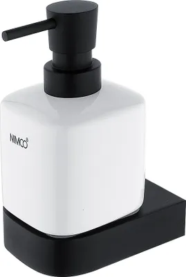 Image de Distributeur de savon Nimco Nikau noir NKC 30031K-T-90