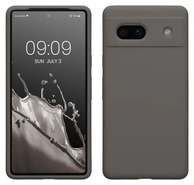 Produktbild von kwmobile Handyhülle für Google Pixel 7a Hülle, für Pixel 7a Case - Hülle Silikon - kabelloses Laden - Stone Dust