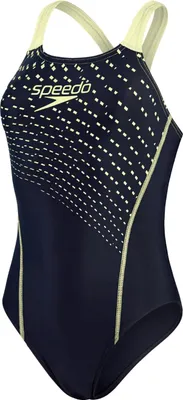 Produktbild von Speedo Medley Logo Badeanzug Damen, Farbe:Dunkelblau, Größe:38