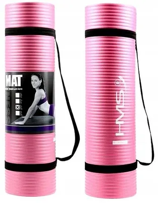Produktbild von HMS YM07 Yogamatte Pink NBR 183x61 cm Rutschfest